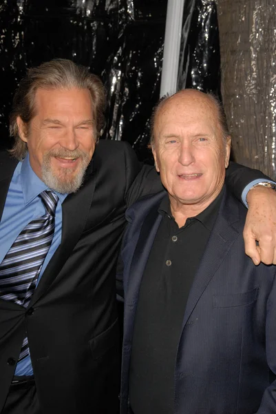 Jeff Bridges y Robert Duvall en el "Crazy Heart" Los Angeles Premiere, Acadamy of Motion Picture Arts and Sciences, Beverly Hills, CA. 12-08-09 — Foto de Stock