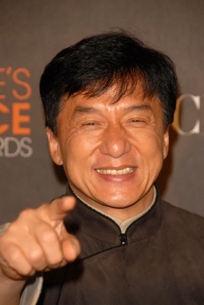 Jackie Chan\r\nat the arrivals for the 2010 's Choice Awards, Nokia Theater L.A. Live, Los Angeles, CA. 01-06-10 — Stock Photo, Image