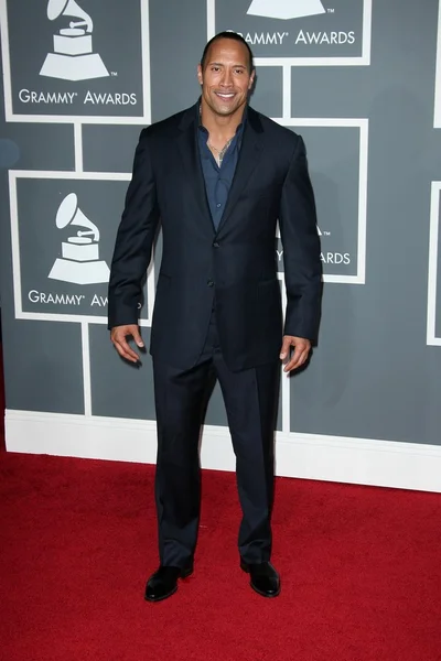 Dwayne johnson bei der 51. jährlichen grammy awards. Grundnahrungsmittel Zentrum, los angeles, ca. 08-02-09 — Stockfoto