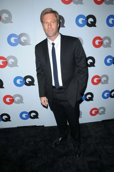 Aaron Eckhart at the 2008 GQ Men of the Year Party. Chateau Marmont Hotel, Los Angeles, CA. 11-18-08 — Stock Photo, Image