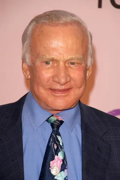 Buzz Aldrin 2009 Çevre medya Derneği Ödülleri'nde. Paramount stüdyoları, los angeles, ca. 10-25-09 — Stok fotoğraf