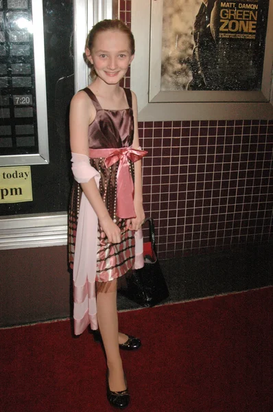Charlene geisler bei der premiere von bobby fischer live, fairfax kinos, west hollywood, ca. 11.10.2009 — Stockfoto
