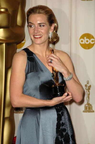 Кейт Уинслет в пресс-центре на 81-й ежегодной премии "Оскар". Театр Кодак, Голливуд, Калифорния. 02-22-09 — стоковое фото