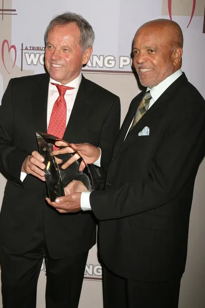 Wolfgang puck och berry gordy — Stockfoto