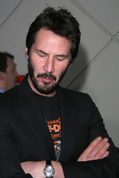 Keanu reeves in science and hollywood verenigen bij caltech met een screening van de nieuwe film de dag dat de aarde stond stil, caltech, pasadena, ca. 12-05-08 — Stockfoto