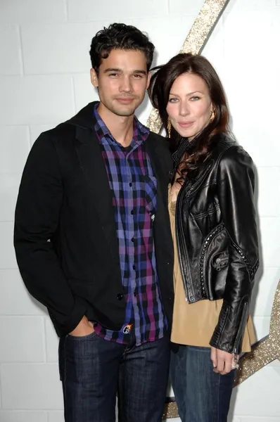 Steven Strait e Lynn Collins — Foto Stock