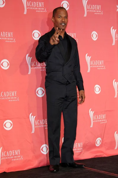 Jamie Foxx in the press room at the 44th Annual Academy of Country Music Awards. MGM Grand Garden Arena, Las Vegas, NV. 04-05-09 — Stock Photo, Image