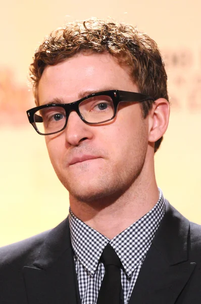 Justin Timberlake at the 67th Annual Golden Globe Awards Nominations Announcement, Beverly Hilton Hotel, Beverly Hills, CA. 12-15-09 — Stock fotografie