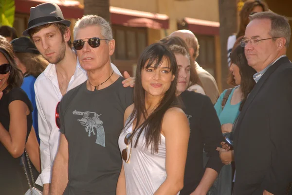 Joel David Moore, Stephen Lang and Michelle Rodriguez — Stock Photo, Image