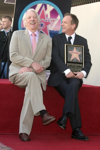 Donald Sutherland and Kiefer Sutherland — ストック写真