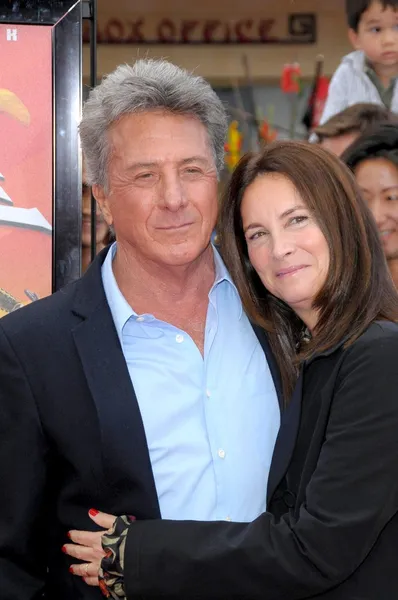 Dustin Hoffman y Lisa Gottsegen —  Fotos de Stock