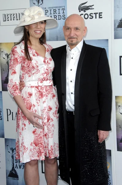 Daniela Lavender and Ben Kingsley — Stock Photo, Image