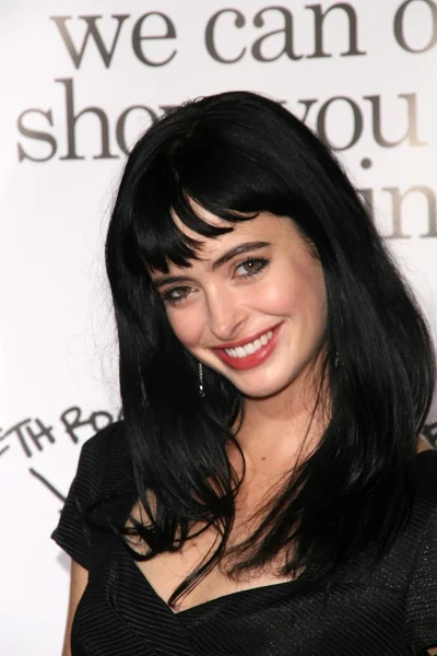 Krysten Ritter at the Los Angeles Premiere of 'Zack and Miri make a porno'. Grauman's Chinese Theater, Hollywood, CA. 10-20-08 — 图库照片