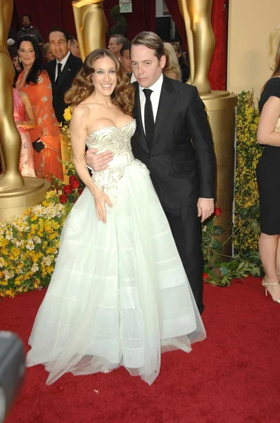 Sarah jessica parker ve matthew broderick — Stok fotoğraf