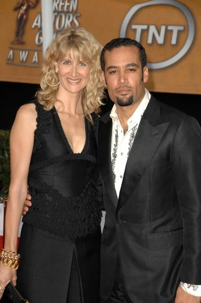 Laura Dern and Ben Harper — Stock Photo, Image