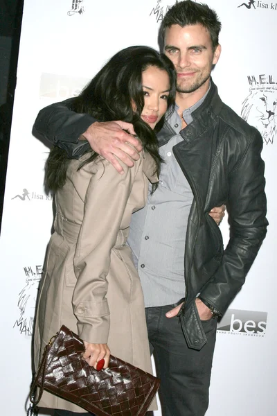 Stephanie Jacobsen e Colin Egglesfield — Fotografia de Stock