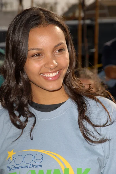 Jessica Lucas alla 'American Dream 5k Walk' Benefit Habitat for Humanity. Pacoima Plaza, Pacoima, CA. 10-10-09 — Foto Stock