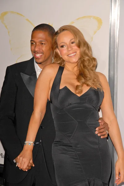 Nick Cannon en Mariah Carey op de Afi-Fest Premiere van 'Precious,' Chinese Theater, Hollywood, Ca. 11-01-09 — Stockfoto