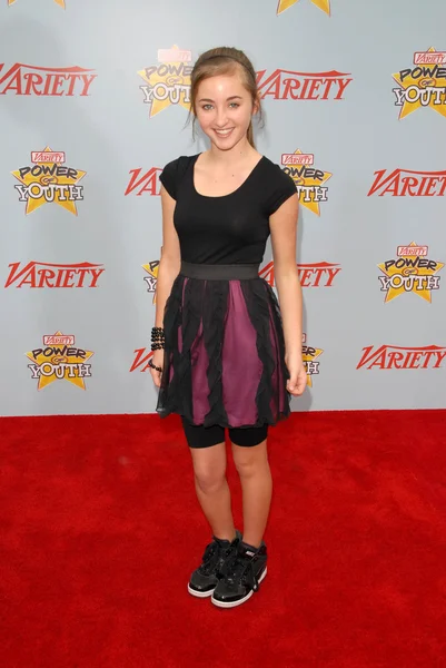 Rachel Fox en Variety 's 3rd Annual "Power of Youth", Paramount Studios, Hollywood, CA. 12-05-09 — Foto de Stock
