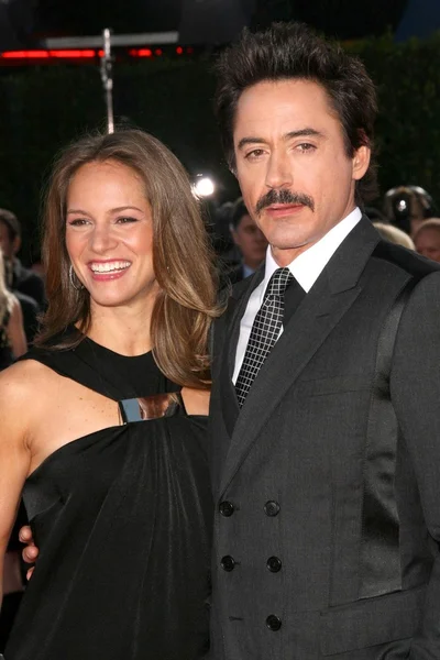 Susan Downey and Robert Downey Jr — Stock Photo, Image