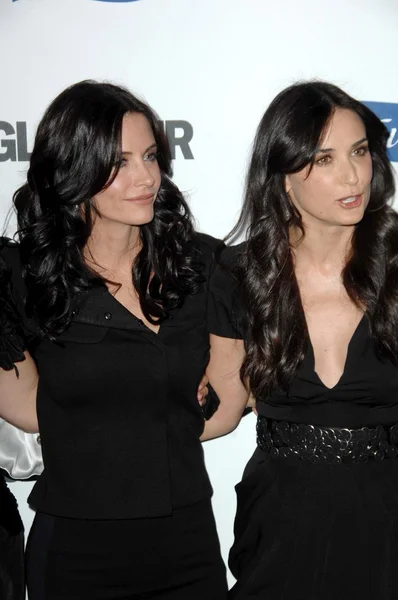 Courteney Cox and Demi Moore — Stock Photo, Image