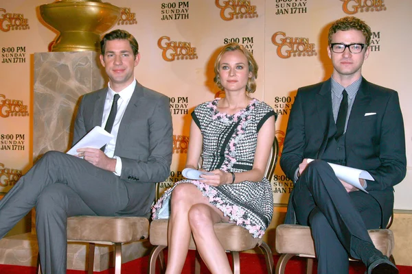 John Krasinski, Diane Kruger e Justin Timberlake — Foto Stock