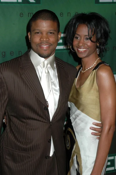 Sharif Atkins and Danita Patterson — Stock Photo, Image