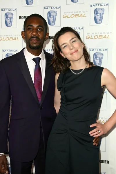 Rhashan Stone and Olivia Williams — Stock Photo, Image