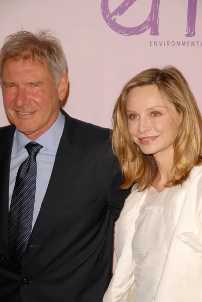 Harrison Ford and Calista Flockhart — Stock Photo, Image