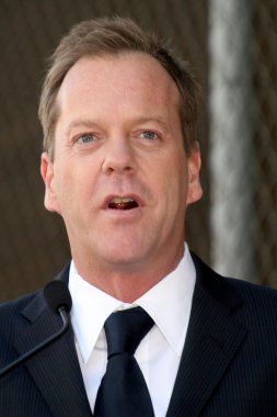 Kiefer sutherland kiefer sutherland ile hollywood 2,377th Star'da ünü yürümek onurlandıran töreninde. Hollywood Bulvarı, hollywood, ca. 12-09-08
