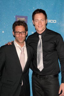James Callis ve Tahmoh Penikett Spike TV 'Çığlık 2009!' de. Yunan Tiyatrosu, Los Angeles, Ca. 10-17-09