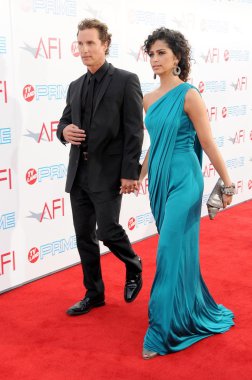Matthew McConaughey and Camila Alves at the 37th Annual AFI Lifetime Achievement Awards. Sony Pictures Studios, Culver City, CA. 06-11-09