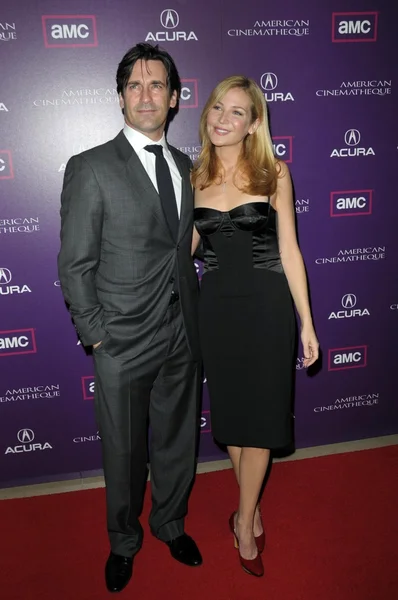 Jon Hamm e Jennifer Westfeldt — Foto Stock