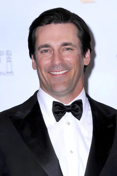 Jon hamm v tiskovém centru v 66 roční golden globe awards. Beverly hilton hotel, beverly hills, ca. 01-11-09 — Stock fotografie