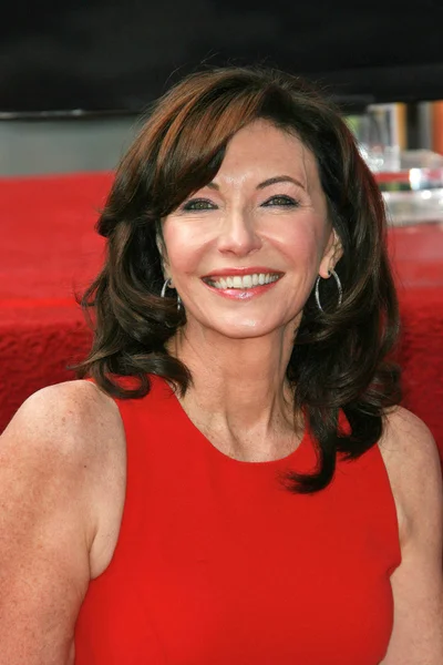 Mary Steenburgen at the induction ceremony for Mary Steenburgen into the Hollywood Walk of Fame, Hollywood Blvd., Hollywood. CA. 12-16-09 — Stock Photo, Image