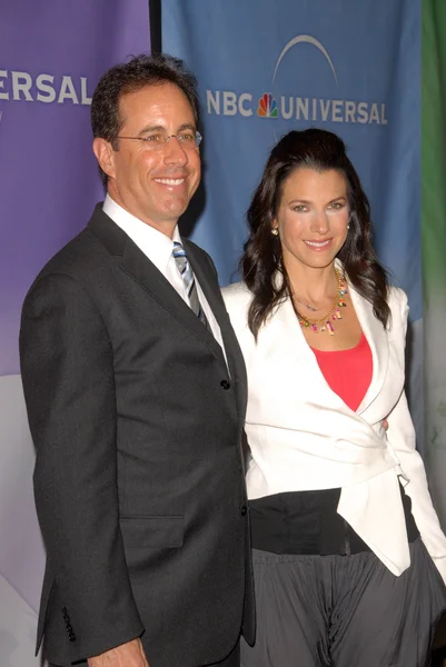 Jerry Seinfeld and Jessica Seinfeld at NBC Universal's Press Tour Cocktail Party, Langham Hotel, Pasadena, CA. 01-10-10 — Stockfoto