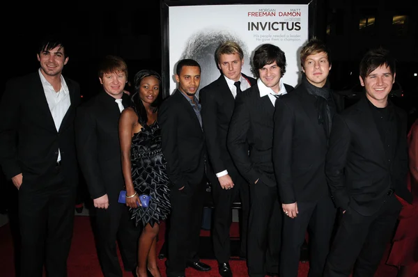 OverTones at the "Invictus" Los Angeles Premiere, Academy of Motion Picture Arts and Sciences, Beverly Hills, CA. 12-03-09 — Stock Photo, Image