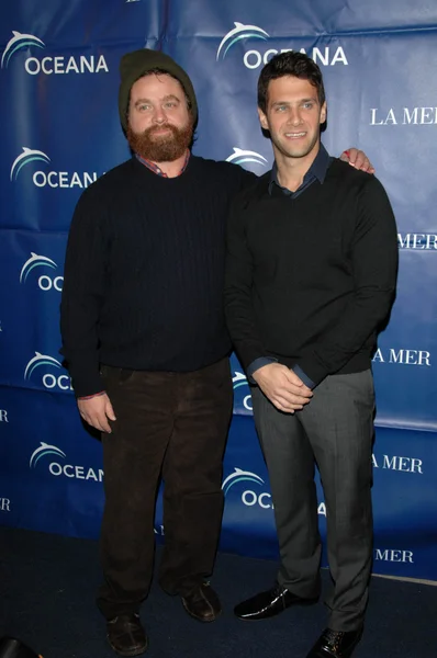 Zach Galifianakis y Justin Bartha — Foto de Stock