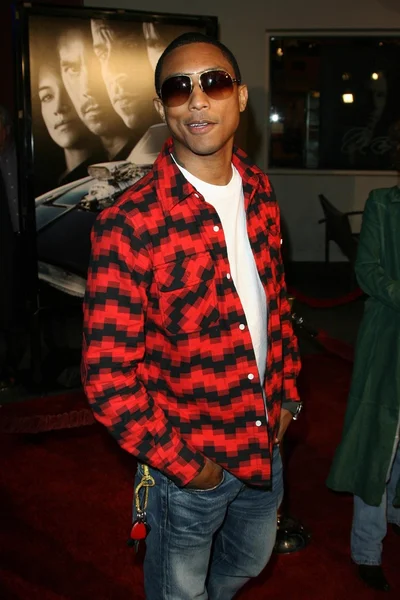 Pharrell Williams at the Los Angeles Premiere of 'Fast and Furious'. Gibson Amphitheatre, Universal City, CA. 03-12-09 — 图库照片