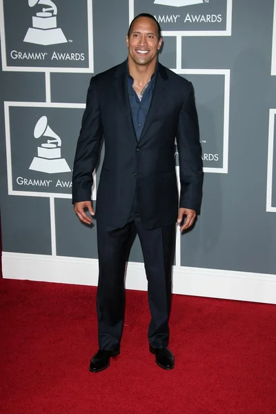 Dwayne Johnson di 51st Annual GRAMMY Awards. Staples Center, Los Angeles, CA. 02-08-09 — Stok Foto