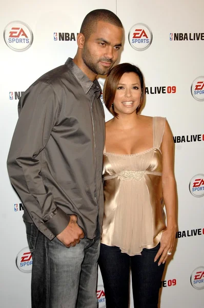 Tony Parker y Eva Longoria Parker — Foto de Stock