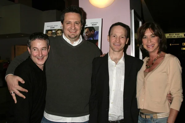 Eddie Jemison and Craig Carlisle with Michael Leydon Campbell and Terri Mann at the Los Angeles Premiere Of 'Bob Funk'. Laemmle's Sunset 5 Theatres, Los Angeles, CA. 02-27-09 — Stock Photo, Image