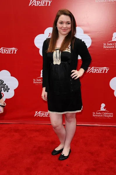 Jennifer Stone at the 'Power Of Youth' event benefitting St. Jude. L.A. Live, Los Angele, CA. 10-04-08 — Stock Photo, Image
