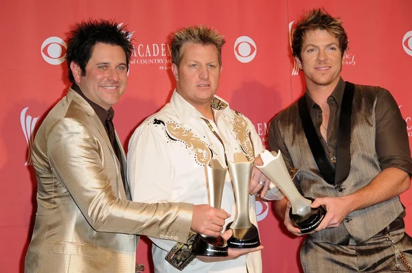 Rascal Flatts Pressrummet Årliga Academy Country Music Awards Mgm Grand — Stockfoto