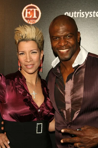 Terry Crews y su esposa Rebecca — Foto de Stock