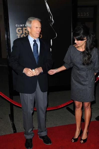 Clint Eastwood and Dina Eastwood — Stock Photo, Image