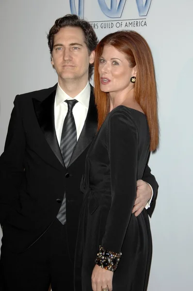 Daniel Zelman and Debra Messing at the 20th Annual Producers Guild Awards. Hollywood Palladium, Hollywood, CA. 01-24-09 — Stockfoto