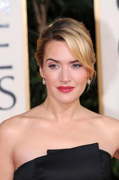 Kate Winslet na sala de imprensa no 66th Annual Golden Globe Awards. Hotel Beverly Hilton, Beverly Hills, CA. 01-11-09 — Fotografia de Stock