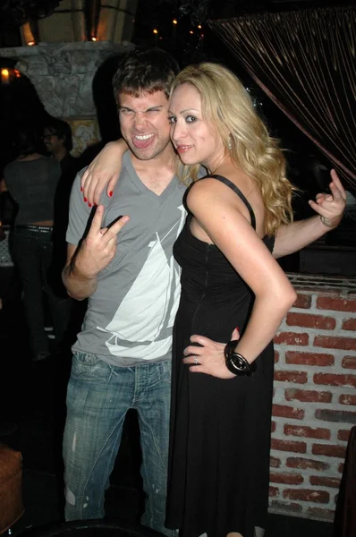 Drew Seeley e Jennifer Leeser — Fotografia de Stock