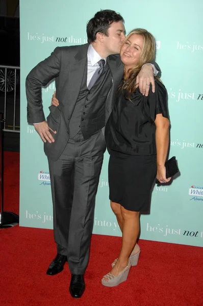 Jimmy Fallon et Nancy Juvonen — Photo